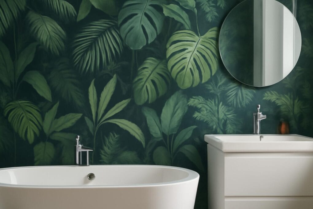 azienka-w-stylu-jungle-kolory-materia-y-i-rosliny-2 Łazienka w stylu jungle: kolory, materiały i rośliny