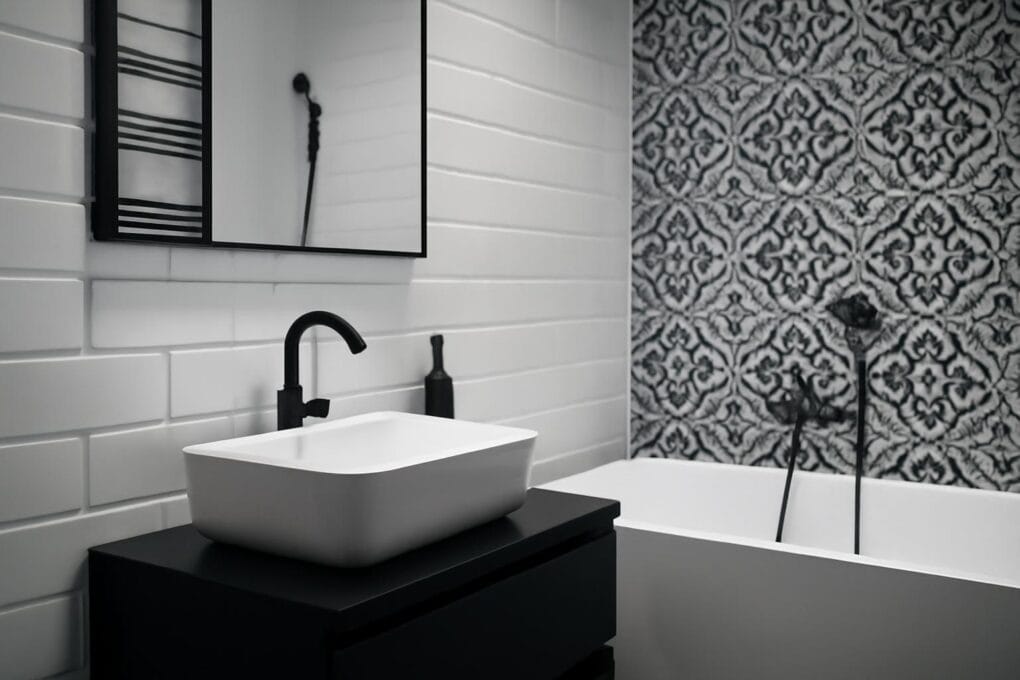 czarno bia a azienka pomys y na aranzacje 2 1