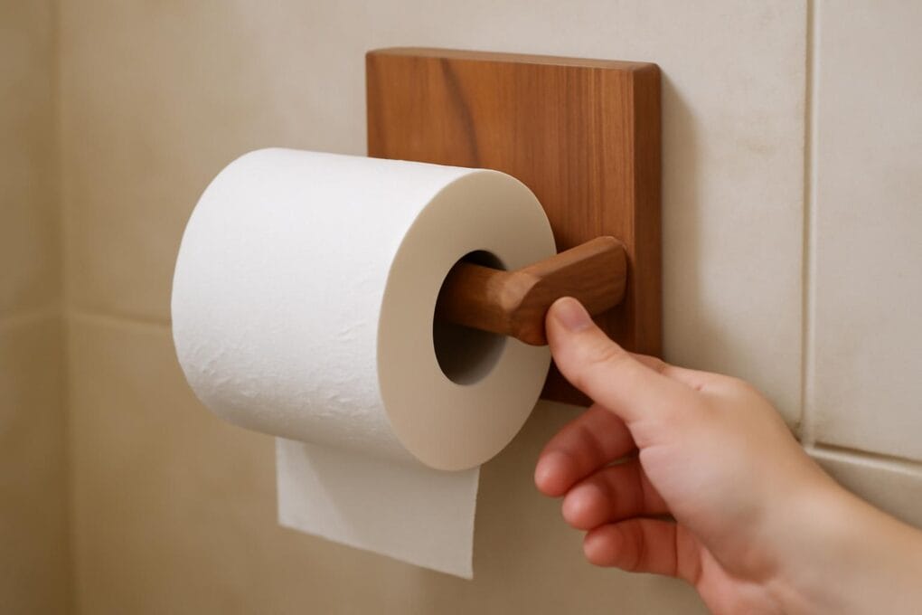 diy stojak uchwyt na papier toaletowy pomys y i montaz 2 1