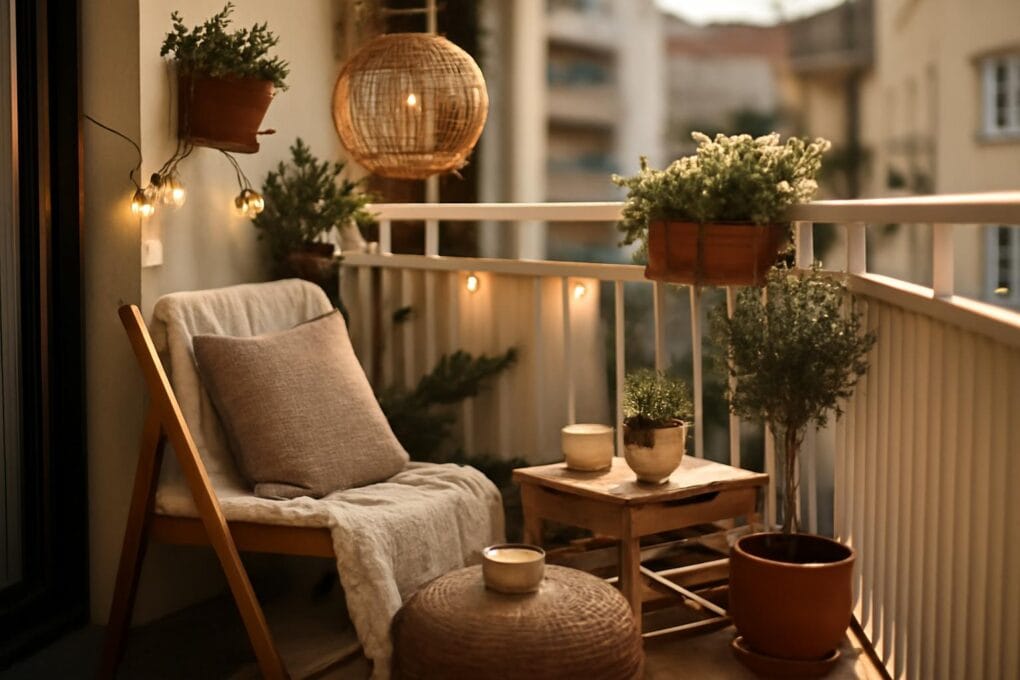 jak urzadzic przytulny ma y balkon w bloku 2 1